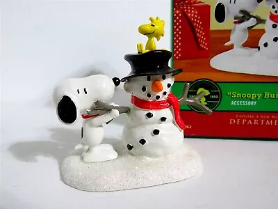 Snoopy Peanuts Charlie Brown Department 56 Christmas Figure Figurine 2011 • $19.99