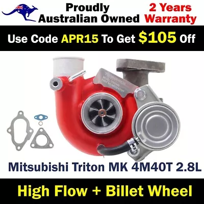 Turbo Pros GEN1 High Flow Billet Turbo For Mitsubishi Triton MK 4M40T 2.8L • $448.07