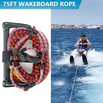 Wakeboard Rope Water Sport Line 2 EVA Handle For Water Ski Wakeboard Kneeboard • $22.99