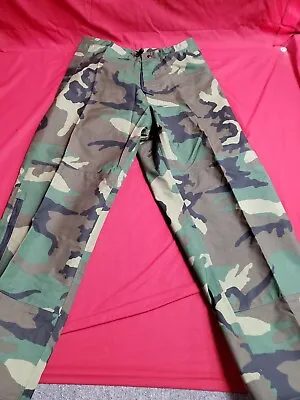 USGI US Army Military ECWCS GoreTex Woodland Pants Small Regular • $65