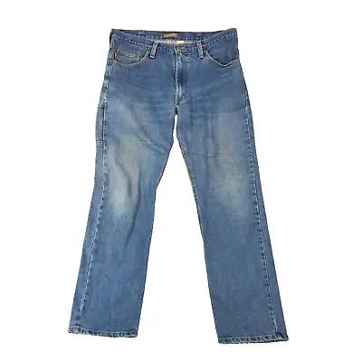 DG Diamond Gusset Jeans Men's 38x34 Regular Fit Straight Blue Denim Pants • $34.91