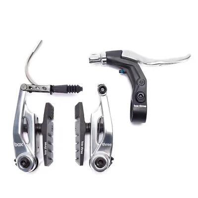 Box Components Bmx Mini V-brake Kit Box Three With Lever And Cable 85mm Silver • $59.99