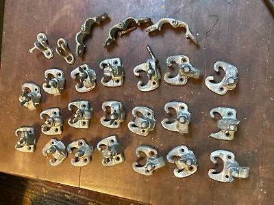 Lot Of  20 Vintage Reclaimed Outside Window Awning Hardware Anchor Ties 2  X 1  • $35