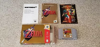 The Legend Of Zelda Ocarina Of Time Nintendo 64 N64 Complete CIB Box AUTHENTIC ! • $250.99