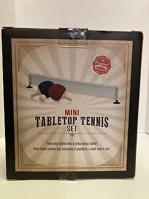 Mini Table Top Tennis Set- Turn Any Table Into A Ping Pong Table- New In Box • $12
