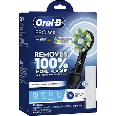 $75 • Buy Oral B Pro 800 Cross Action Electric Toothbrush Brand New