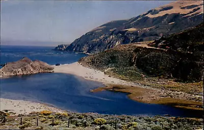 Monterey California Little Sur River & Lagoon Aerial Unused Vintage Postcard • $4.72