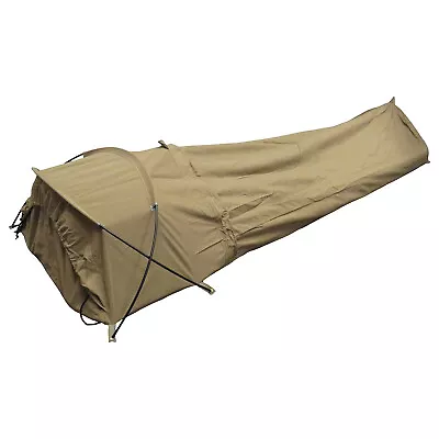 TAS XL Khaki Tan Bivvy With Complimentary Poles 2 Pole Bivi Bag  • $259