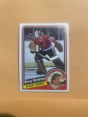 1984 Topps Murray Bannerman  Blackhawks 27 • $1