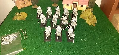 Gamezone  Bretonnian Squires Yeoman All Metal 12 Mounted Figures • $139