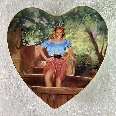 Loving Lucy SOAKING UP LOCAL COLOR Plate TV Series I Love Lucille Ball Heart • $59.95