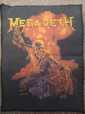 £120 • Buy Megadeth Back Patch