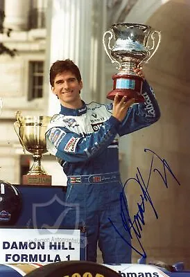 Damon Hill FORMULA ONE Signed 12x8 Photo OnlineCOA AFTAL • £36