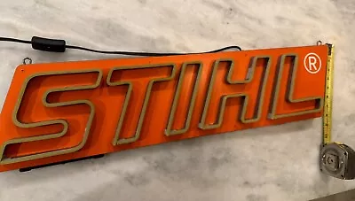 Vintage Stihl Chainsaw Lighted Dealer Sign Original • $449