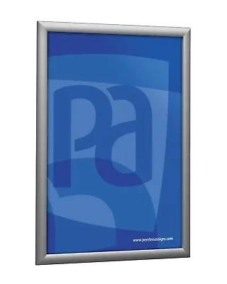 A4 A3 A2 A1 Poster Frame Snap Frame - 20mm Wide Frame / Clip Frame - Silver • £7.95