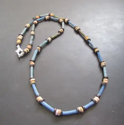 NILE Ancient Egyptian Amulet Mummy Bead Necklace Ca 600 BC • $55