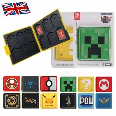 For Nintendo Switch Game Card Case Holder Storage Box Carry Protective Box • £6.59
