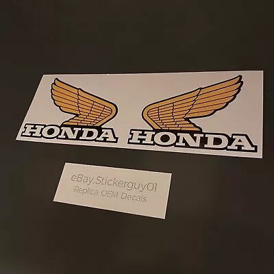 £9 • Buy Honda Z50 Monkey Bike ‘wing’ Style Motorbike Decal Stickers Pair