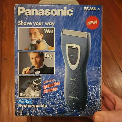 Panasonic Wet/Dry Rechargeable 5-Blade Shaving System ES-366G Factory Sealed  • $93.15