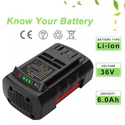 36V 3500mAh Li-ion Battery For Bosch BAT810 BAT818 BAT836 BAT837 BAT840 38636-01 • £54.90