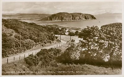 Davaar Island From Learside Road Campbeltown (Valentine No. B.3114) 1950 • £3.79