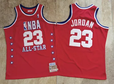 Chicago Bulls Michael Jordan Red Allstar Game Basketball Vintage #23 Jersey • $45.89