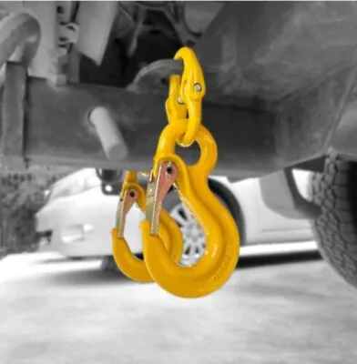 $59 • Buy 'the Original' Vehicle Safety Chain Hook Set (heavy Duty) - 8mm - 3.5t Capacity