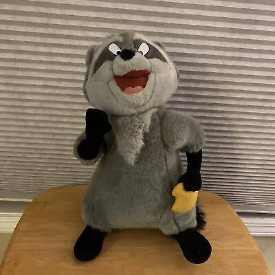 Disneyland Walt Disney World Plush Raccoon Meeko Pocahontas 15  Jointed Plush • $28.88