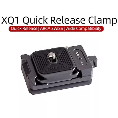 Quick Release Clamp & Plate Set Tripod Adapter Accessories For DSLR Camera • £12.59