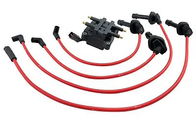 Ignition Coil Pack & Spark Plug Wires For 98-01 EJ207 Impreza WRX Forester V5 V6 • $179.95