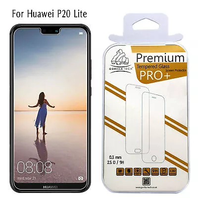 Genuine Gorilla Tempered Glass LCD Screen Protector Shield For Huawei P20 Lite • £2.97