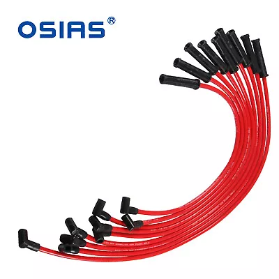 $30.49 • Buy HEI Spark Plug Wires Set 90 To Straight For Chevy SBC BBC 350 383 400 454 V8