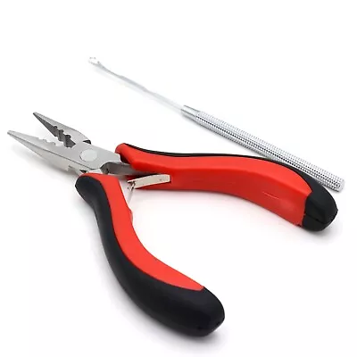 Hair Extension Tool Kit For Opener And Removal Three-hole Hair Plier Microlink • $9.49