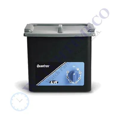 L&R Quantrex 140 Ultrasonic Cleaner With Timer Heater & Drain 3 Quart • $695