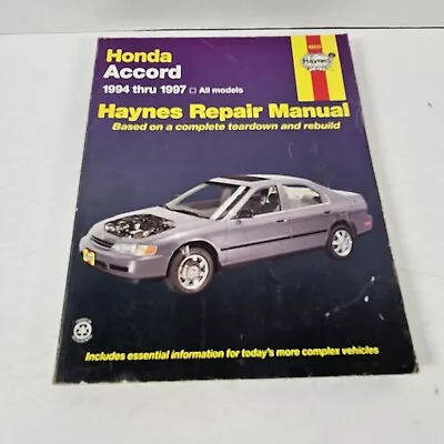 Haynes Repair Manual 42013 Honda Accord 1994-1997 All Models • $9.89