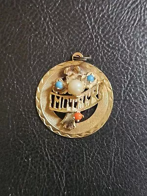 Vintage 14k Gold Mother Pendent 3.76g 14k Gold • $100