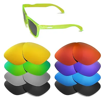 Walleva Replacement Lenses For Oakley Frogskins Sunglasses - Multiple Options • $24.99