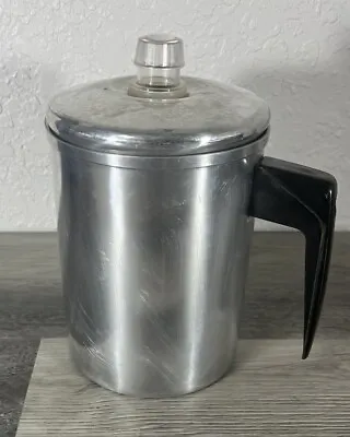 Stove Top Campfire Percolator 4-5 Cup Metal With Plastic Handle • $12.75