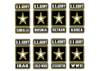 U.S Army Served Vinyl Decal Sticker Military Iraq/Vietnam/Bosnia /Somalia/WW II • $4.50