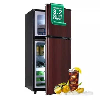 Mini Fridge Small Fridge With Freezer 3.2 Cu.Ft. 2-Door Compact Refrigerator  • $314.67