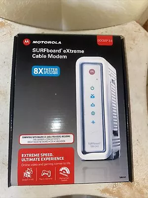 Motorola Surfboard Extreme Cable Modem SB6141 DOCSIS 3.0 NEW In Box FREE SHIP • $21.34