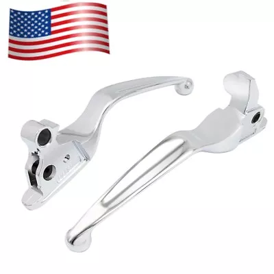 Chrome Brake Clutch Levers Set For Harley Road King Models Classic 2008-2013 US • $24.69