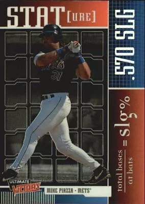 1999 (METS) Ultimate Victory STATure #S11 Mike Piazza • $1.49