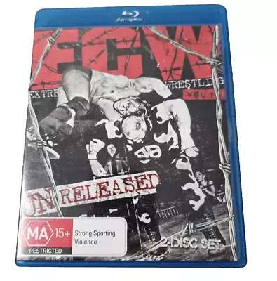 ECW Unreleased Volume 1 Blu Ray (2 Discs) Region B Sabu Tazz Dreamer Raven • $6.49