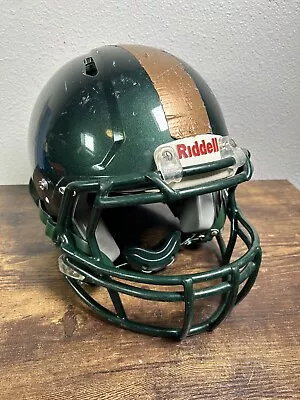 Riddell Speed Large Football Helmet (Green W/ Green Face Mask) • $59.99