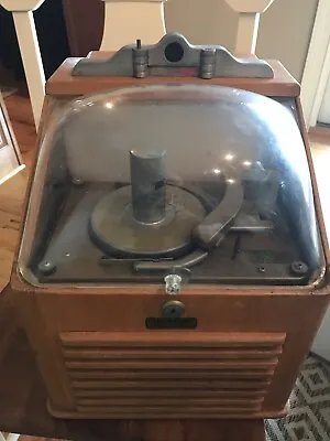 Vintage RISTAUCRAT 45 Automatic Phonograph Bubble Top Jukebox Coin Op Machine • $1295