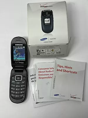 Samsung Gusto SCH-U360a - Charcoal Gray ( Verizon ) Cellular Flip Phone • $29.50