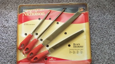 $59 • Buy Nicholson Black Diamond File Set With Handles