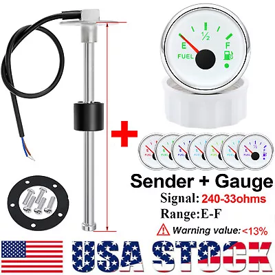 125-350mm Marine Boat Fuel/Water Sending Unit Tank Level Sender Sensor 240-33ohm • $29.60