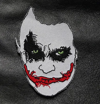 Joker Face Batman Iron On 3.5 Inch Embroidered Patch  • $7.95